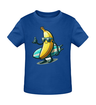 Coole Banane Surfbrett- Kleinkinder Organic T-Shirt - 9000a1-59
