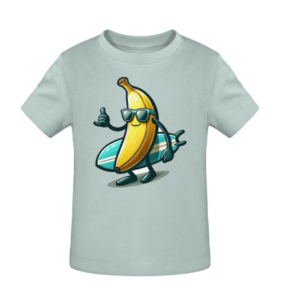 Coole Banane Surfbrett- Kleinkinder Organic T-Shirt - 9000a1-59