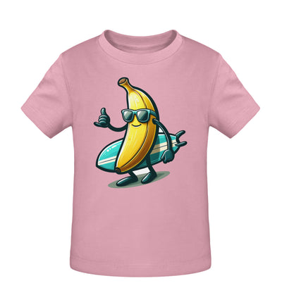 Coole Banane Surfbrett- Kleinkinder Organic T-Shirt - 9000a1-59