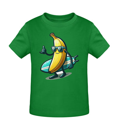 Coole Banane Surfbrett- Kleinkinder Organic T-Shirt - 9000a1-59