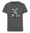 Cooler Haase mit Motorrad 2  - Kinder Organic T-Shirt - 9000a1-59