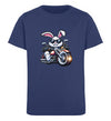 Cooler Haase mit Motorrad 2  - Kinder Organic T-Shirt - 9000a1-59