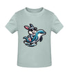 Cooler Hase auf Delfin - Kleinkinder Organic T-Shirt - 9000a1-59