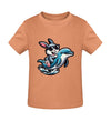 Cooler Hase auf Delfin - Kleinkinder Organic T-Shirt - 9000a1-59