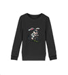 Cooler Hase auf Fahrrad - Kinder Organic Sweatshirts - 9000a1-59