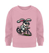 Cooler Hase auf Fahrrad - Kleinkinder Organic Sweatshirt - 9000a1-59