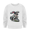 Cooler Hase auf Fahrrad - Kleinkinder Organic Sweatshirt - 9000a1-59