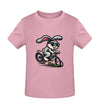 Cooler Hase auf Fahrrad - Kleinkinder Organic T-Shirt - 9000a1-59