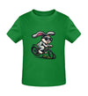 Cooler Hase auf Fahrrad - Kleinkinder Organic T-Shirt - 9000a1-59