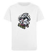 Cooler Hase auf Inliner  - Kinder Organic T-Shirt - 9000a1-59