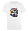 Cooler Hase auf Motorrad 1  - Kinder Organic T-Shirt - 9000a1-59