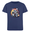 Cooler Hase auf Motorrad 1  - Kinder Organic T-Shirt - 9000a1-59