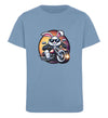 Cooler Hase auf Motorrad 1  - Kinder Organic T-Shirt - 9000a1-59