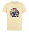 Cooler Hase auf Motorrad 1  - Kinder Organic T-Shirt - 9000a1-59