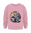 Cooler Hase auf Motorrad 1 - Kleinkinder Organic Sweatshirt - 9000a1-59