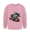 Cooler Hase auf Pferd - Kleinkinder Organic Sweatshirt - 9000a1-59