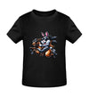 Cooler Hase auf Pferd - Kleinkinder Organic T-Shirt - 9000a1-59