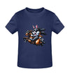 Cooler Hase auf Pferd - Kleinkinder Organic T-Shirt - 9000a1-59