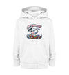 Cooler Hase auf Skateboard - Kinder Organic Hoodie - 9000a1-59