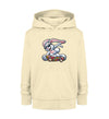 Cooler Hase auf Skateboard - Kinder Organic Hoodie - 9000a1-59