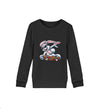 Cooler Hase auf Skateboard - Kinder Organic Sweatshirts - 9000a1-59