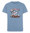 Cooler Hase auf Skateboard - Kinder Organic T-Shirt - 9000a1-59