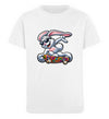 Cooler Hase auf Skateboard - Kinder Organic T-Shirt - 9000a1-59