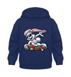 Cooler Hase auf Skateboard - Kleinkinder Organic Hoodie - 9000a1-59