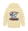 Cooler Hase auf Skateboard - Kleinkinder Organic Hoodie - 9000a1-59