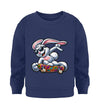 Cooler Hase auf Skateboard - Kleinkinder Organic Sweatshirt - 9000a1-59