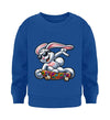 Cooler Hase auf Skateboard - Kleinkinder Organic Sweatshirt - 9000a1-59