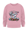 Cooler Hase auf Skateboard - Kleinkinder Organic Sweatshirt - 9000a1-59