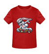 Cooler Hase auf Skateboard - Kleinkinder Organic T-Shirt - 9000a1-59