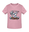 Cooler Hase auf Skateboard - Kleinkinder Organic T-Shirt - 9000a1-59