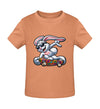 Cooler Hase auf Skateboard - Kleinkinder Organic T-Shirt - 9000a1-59