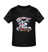 Cooler Hase auf Skateboard - Kleinkinder Organic T-Shirt - 9000a1-59