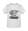 Cooler Hase auf Skateboard - Kleinkinder Organic T-Shirt - 9000a1-59