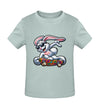 Cooler Hase auf Skateboard - Kleinkinder Organic T-Shirt - 9000a1-59