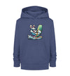 Cooler Hase auf Surfbrett - Kinder Organic Hoodie - 9000a1-59