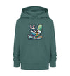 Cooler Hase auf Surfbrett - Kinder Organic Hoodie - 9000a1-59