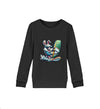 Cooler Hase auf Surfbrett - Kinder Organic Sweatshirts - 9000a1-59