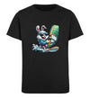 Cooler Hase auf Surfbrett  - Kinder Organic T-Shirt - 9000a1-59