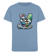 Cooler Hase auf Surfbrett  - Kinder Organic T-Shirt - 9000a1-59