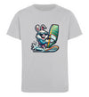 Cooler Hase auf Surfbrett  - Kinder Organic T-Shirt - 9000a1-59