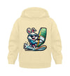 Cooler Hase auf Surfbrett - Kleinkinder Organic Hoodie - 9000a1-59