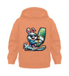 Cooler Hase auf Surfbrett - Kleinkinder Organic Hoodie - 9000a1-59