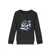 Cooler Hase auf Zug - Kinder Organic Sweatshirts - 9000a1-59