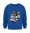 Cooler Hase auf Zug - Kleinkinder Organic Sweatshirt - 9000a1-59