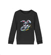 Cooler Hase im Heli - Kinder Organic Sweatshirts - 9000a1-59