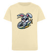 Cooler Hase im Heli  - Kinder Organic T-Shirt - 9000a1-59